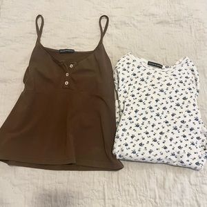 Two Brandy Melville Tops